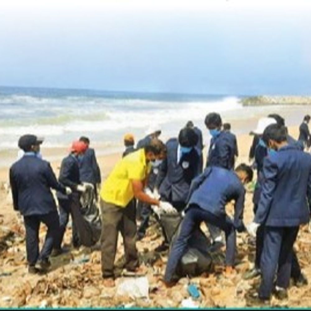 कन्याकुमारी-मछुआरों के बच्चों ने 48 गांव प्लास्टिक फ्री किए:टूरिस्टों के लिए 6 तट खोले, यहां मछलियां पकड़ते थे, अब रोज 300 पर्यटक आ रहे