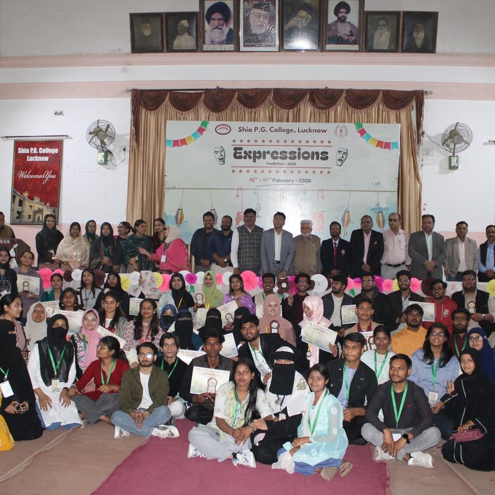 शिया पीजी कॉलेज में 'एक्सप्रेशन्स यूथ फेस्ट' संपन्न:19 संस्थानों के 300 से अधिक छात्रों ने दिखाई प्रतिभा