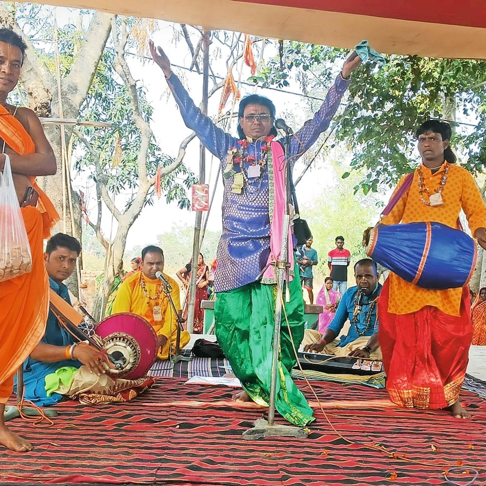 जोरडीहा में 24 प्रहर हरिनाम संकीर्तन का कुंजविलास के साथ समापन