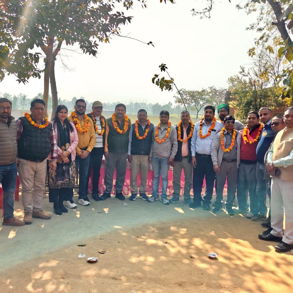 बिजनौर में जूनियर हाई स्कूल शिक्षक संघ की नई कार्यकारिणी:त्रिवार्षिक अधिवेशन में निर्विरोध चुने गए पदाधिकारी, कमलकांत अध्यक्ष