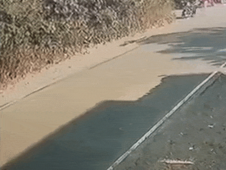 नरसिंहपुर में ट्रेन पकड़ने की जल्दबाजी में एक्सीडेंट, VIDEO:बाइक के साथ घिसटाने से युवक की मौत; तीसरी बाइक भी भिड़ी