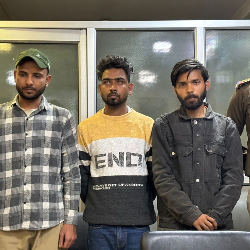 एटीएस अफसर बनकर 90 लाख की ठगी:गिरोह के तीन सदस्य गिरफ्तार, ठगी के रुपए का 3 प्रतिशत लेते थे