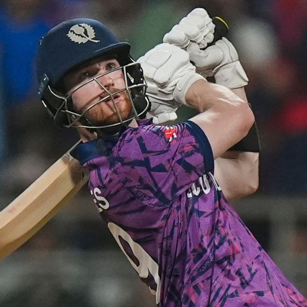 टी-20 वर्ल्डकप- नेपाल के खिलाफ स्कॉटलैंड ने 5 विकेट गंवाया:कप्तान बेरिंगटन के बाद मैथ्यू क्रॉस आउट, कुशल भुर्तेल को पहला विकेट