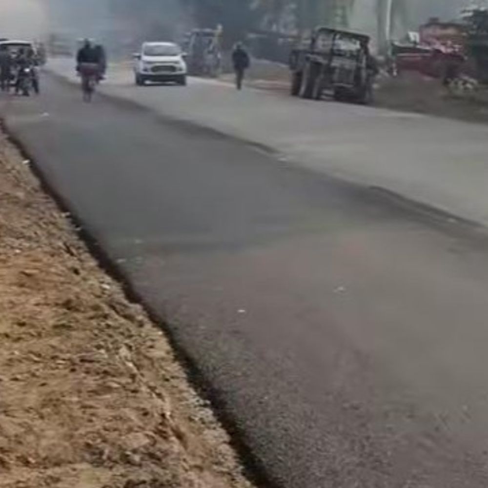 राष्ट्र प्रेरणा स्थल के सड़क चौड़ीकरण की जांच होगी:गुणवत्ता पर सवाल उठने पर LDA ने कमेटी गठित की, उद्घाटन के दौरान बनाई गई थी