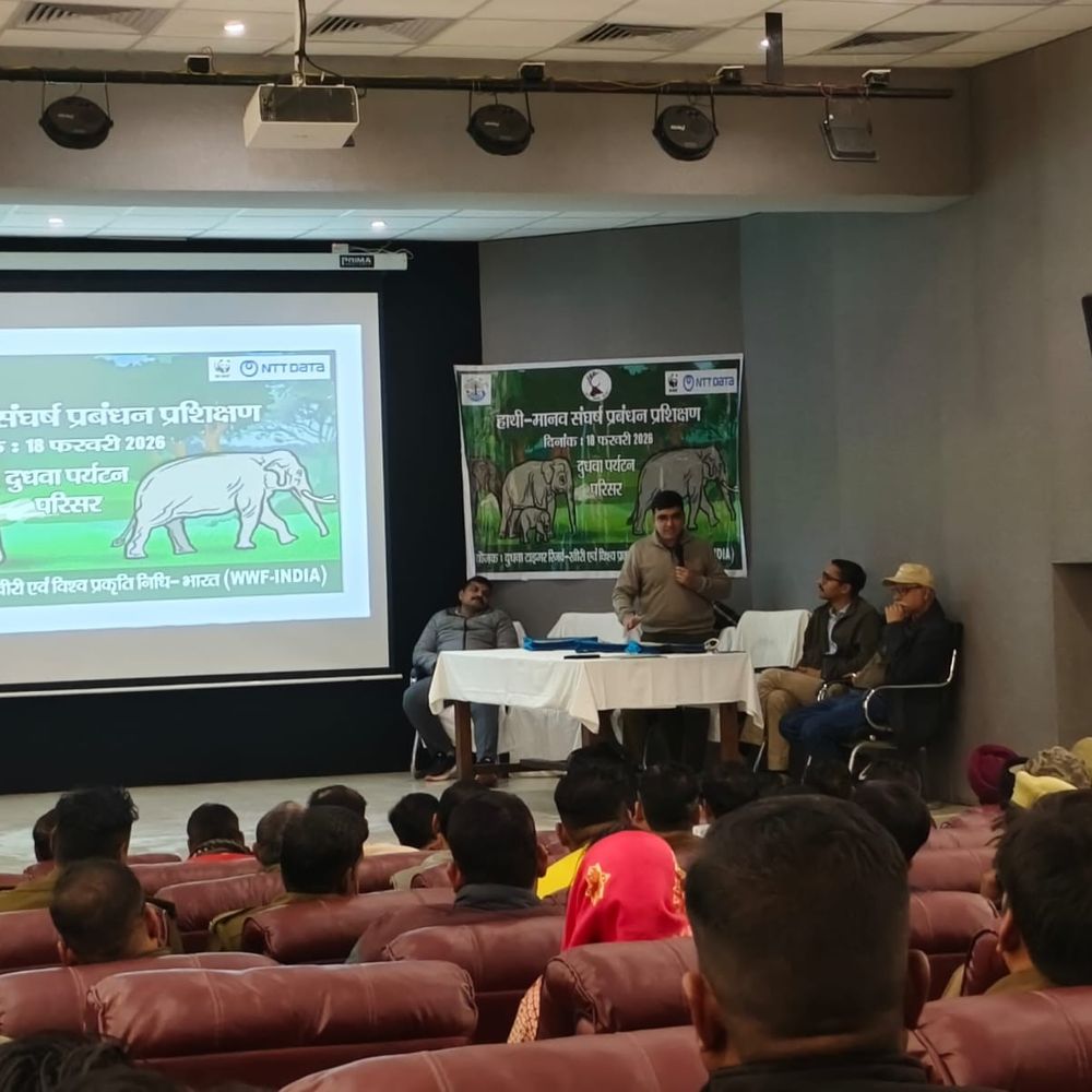 दुधवा टाइगर रिजर्व में हाथी-मानव संघर्ष प्रबंधन कार्यशाला:लखीमपुर-खीरी में WWF-INDIA के सहयोग से सहअस्तित्व पर चर्चा