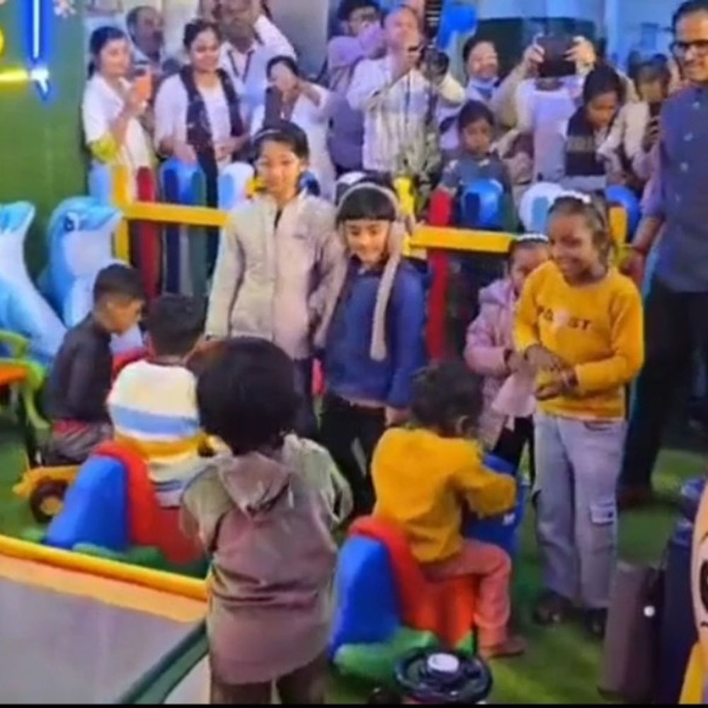 चित्रकूट जिला अस्पताल में 'किलकारी प्ले जोन':बच्चों के लिए शुरू, अस्पताल आने से डर और नकारात्मकता होगी दूर