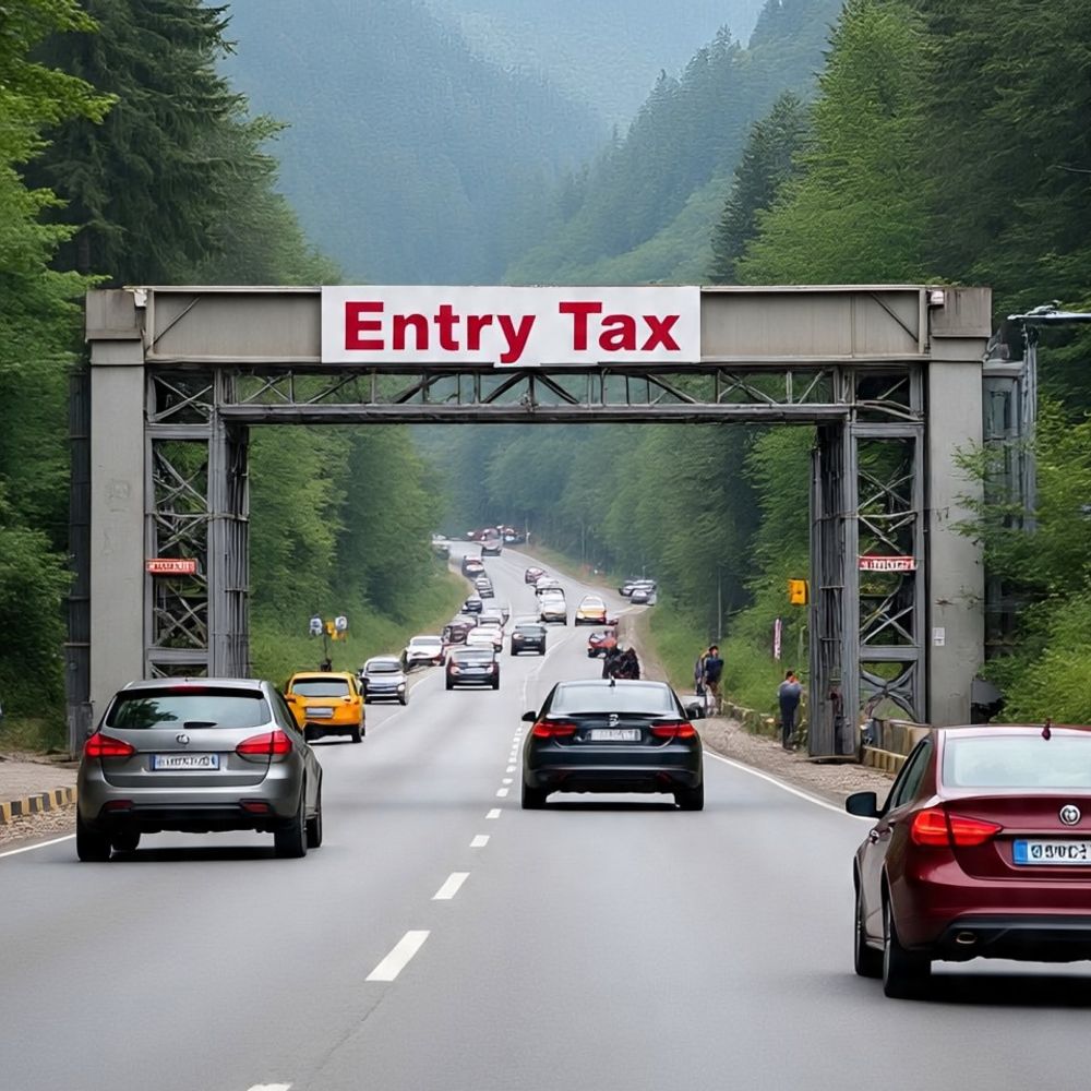 पंजाब-हरियाणा, चंडीगढ़ से हिमाचल जाना महंगा:सरकार ने प्रति गाड़ी ₹230 तक एंट्री टैक्स बढ़ाया; फास्टैग भी जरूरी, जानिए किस गाड़ी की कितनी फीस