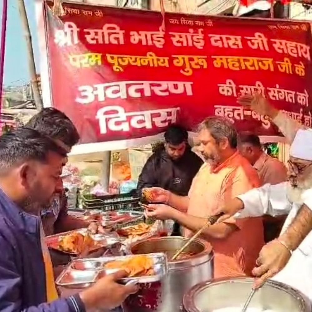 कलानौर में मनाया महाराज शिवराम दास का प्रकट दिवस:  टिकाणा सति भाई सांई दास द्वारा भजन कीर्तन, लंगर में श्रद्धालुओं ने प्रसाद किया ग्रहण – Kalanaur News