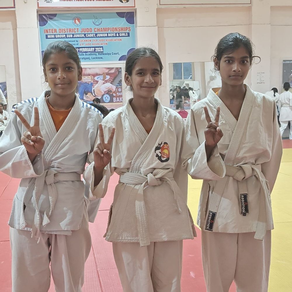 हरदोई की बेटियों का कमाल:राज्य स्तरीय सब-जूनियर जूडो प्रतियोगिता के लिए जगह बनाई, DSO ने दी शुभकामनाएं