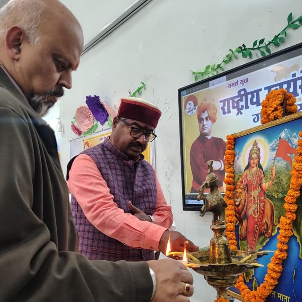 गाजीपुर में आरएसएस का युवा सम्मेलन:क्षेत्रीय बौद्धिक प्रमुख बोले- युवा भारत को 2047 तक विकसित बनाएंगे