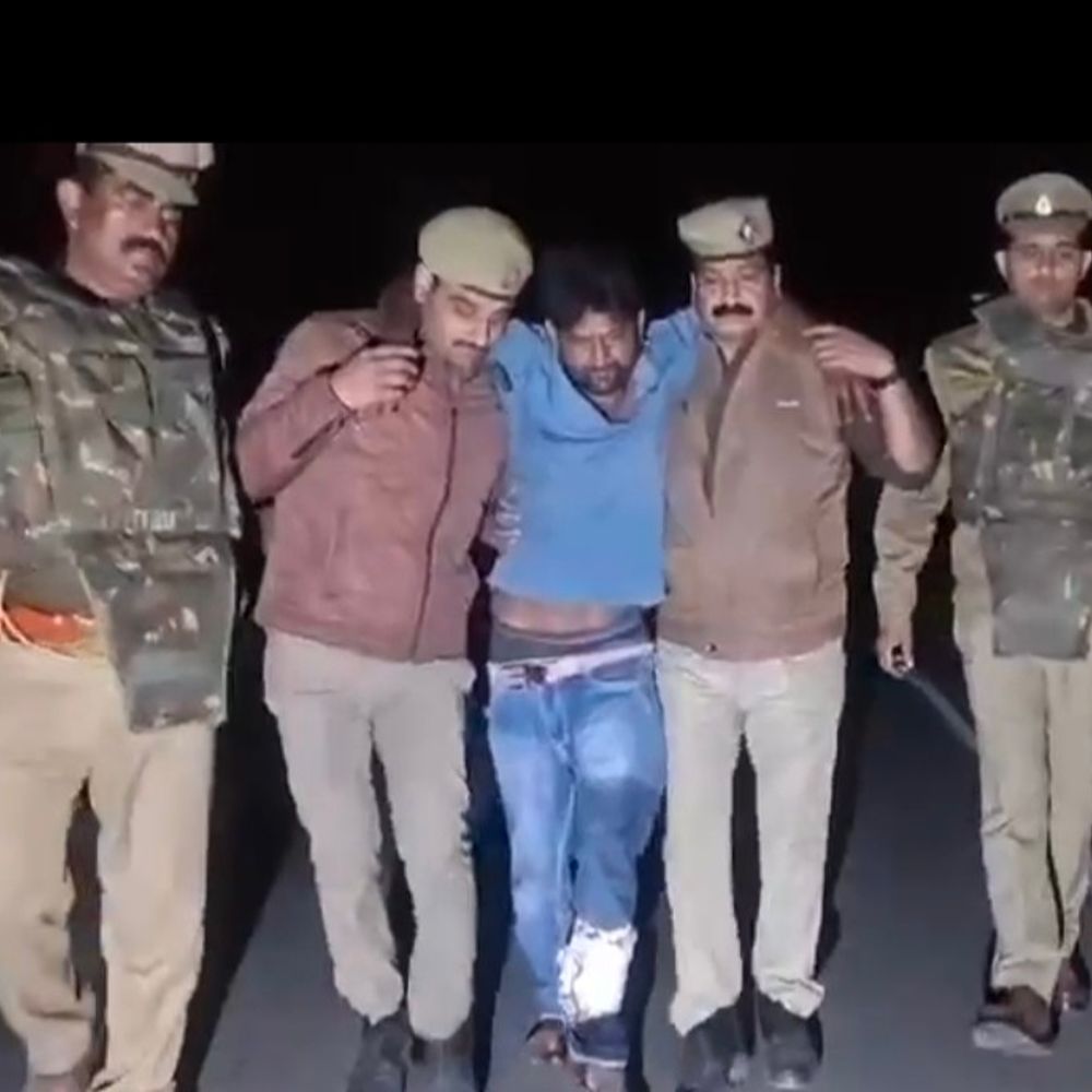 अमेठी में गोकश के पैर में लगी गोली:पुलिस मुठभेड़ में 5 अन्य साथी भी गिरफ्तार