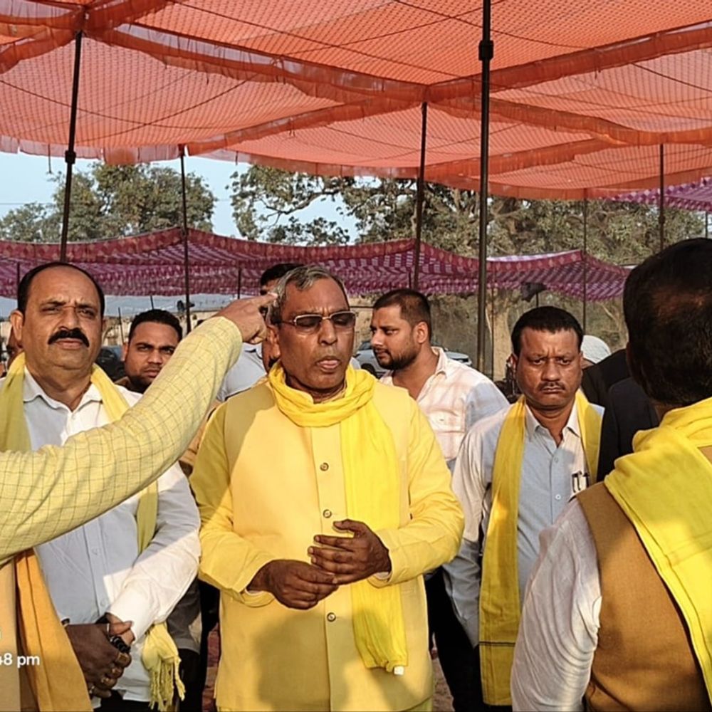 आजमगढ़ में ओमप्रकाश राजभर का शक्ति प्रदर्शन:मंत्री दयाशंकर सिंह समेत 12 VIP आमंत्रित, 200 ब्राह्मण करेंगे शंखनाद