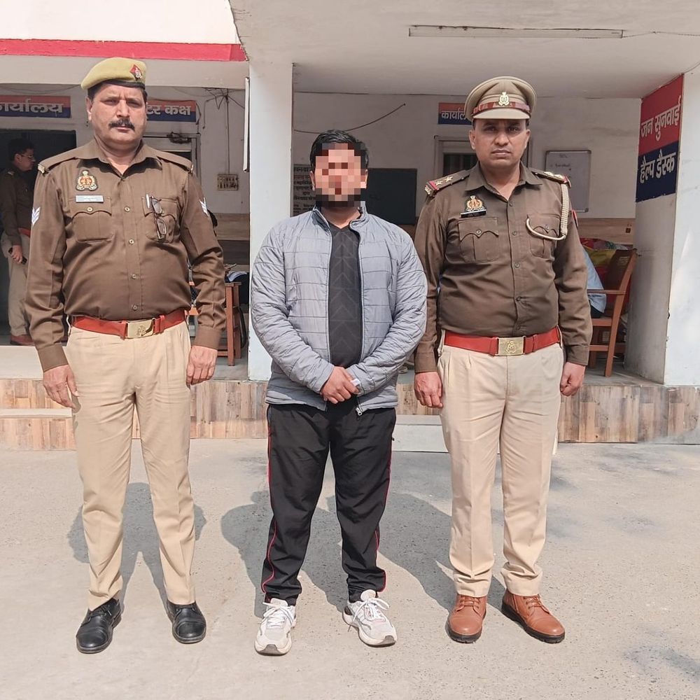 युवती से गैंगरेप, आपत्तिजनक तस्वीरें बनाईं:जान से मारने, बदनाम करने की धमकी, बिजनौर पुलिस ने मुख्य आरोपी को दबोचा