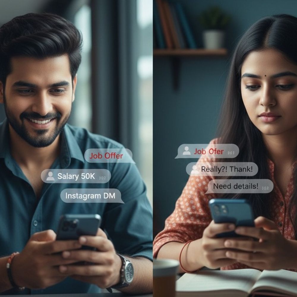 इंस्टाग्राम पर दोस्ती कर नौकरी का झांसा देकर ठगी:मृत लड़के की आईडी से की चैट, युवती से जेवर व नगदी ऐंठे