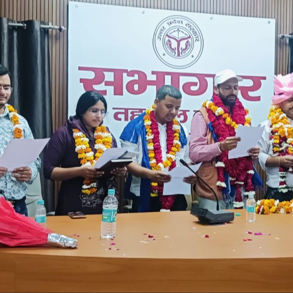 आगरा लेखपाल संघ चुनाव, वीरपाल सिंह बने अध्यक्ष:6 तहसील के 227 लेखपालों ने किया मतदान