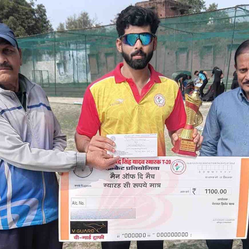 कानपुर क्रिकेटर्स और केडीएमए ने जीते मैच:समन्वय दीक्षित बने प्लेयर ऑफ द मैच, जय तिवारी और निशांत ने 2-2 विकेट लिए