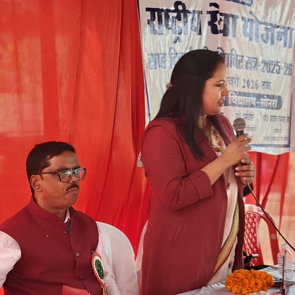 राष्ट्रीय सेवा योजना शिविर का छठवां दिन:डॉ. ज्योत्सना बोलीं- कठिन परिश्रम से लक्ष्य आसान होगा