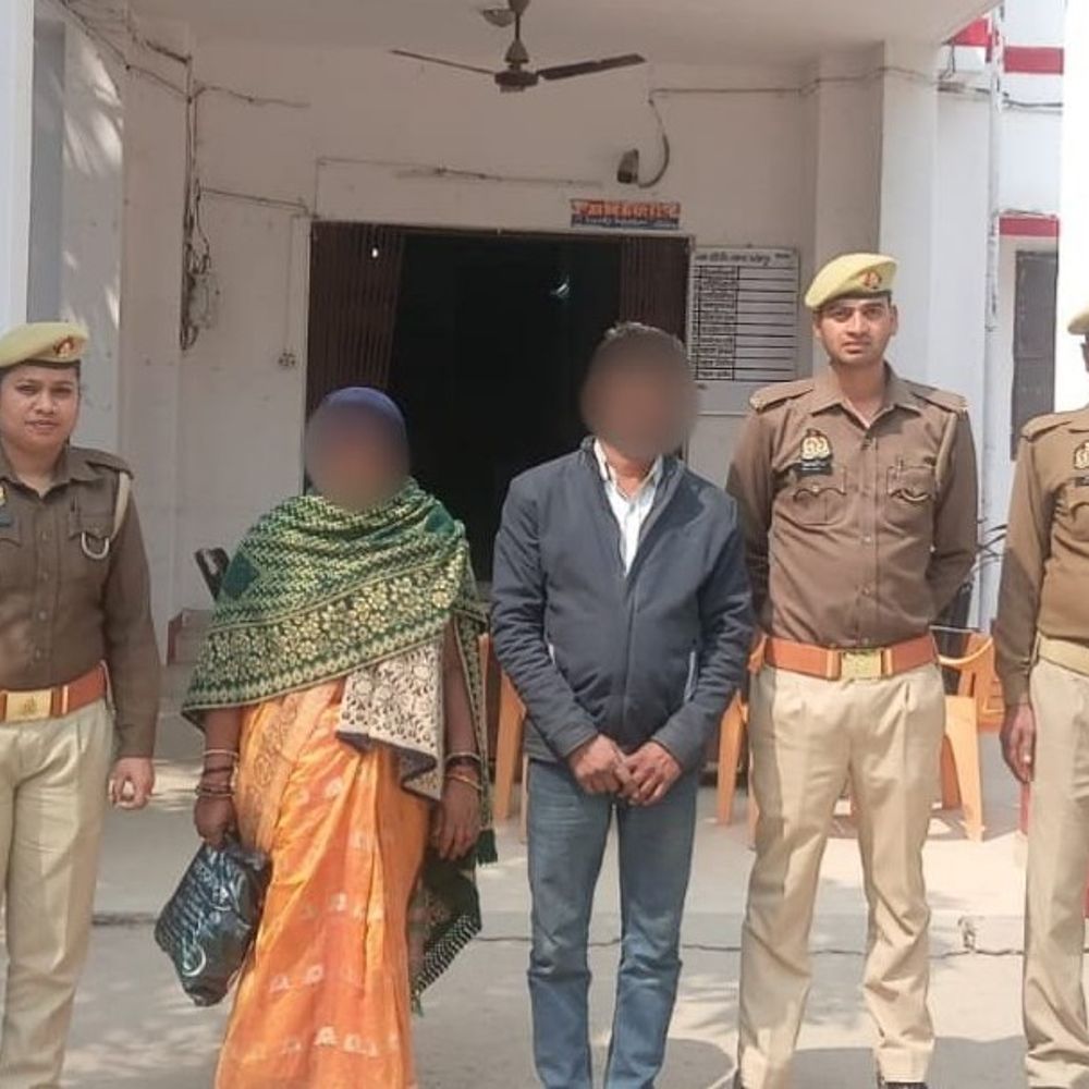 कार्रवाई न होने पर युवती ने की आत्महत्या:गुलाबी गैंग के प्रदर्शन के बाद आरोपी पति-पत्नी गिरफ्तार