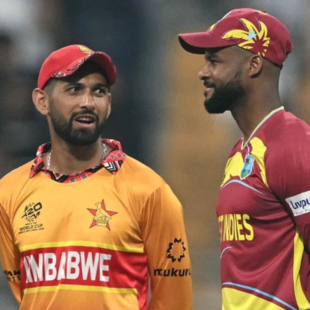 टी-20 वर्ल्डकप- जिम्बाब्वे ने टॉस जीतकर गेंदबाजी चुनी:प्लेइंग-11 में एक बदलाव किया, वेस्टइंडीज में चोट के बाद रोमारियो शेफर्ड की वापसी