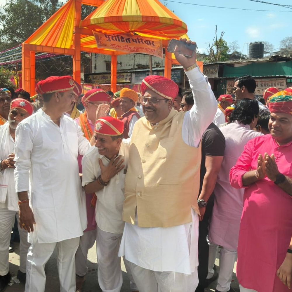735 साल बाद सात स्वरूपों का महामिलन:पालीवाल ब्राह्मण समाज का स्वर्णिम आयोजन, लक्ष्मी नारायण मंदिर जीर्णोद्धार के साथ ध्वजदंड स्थापना