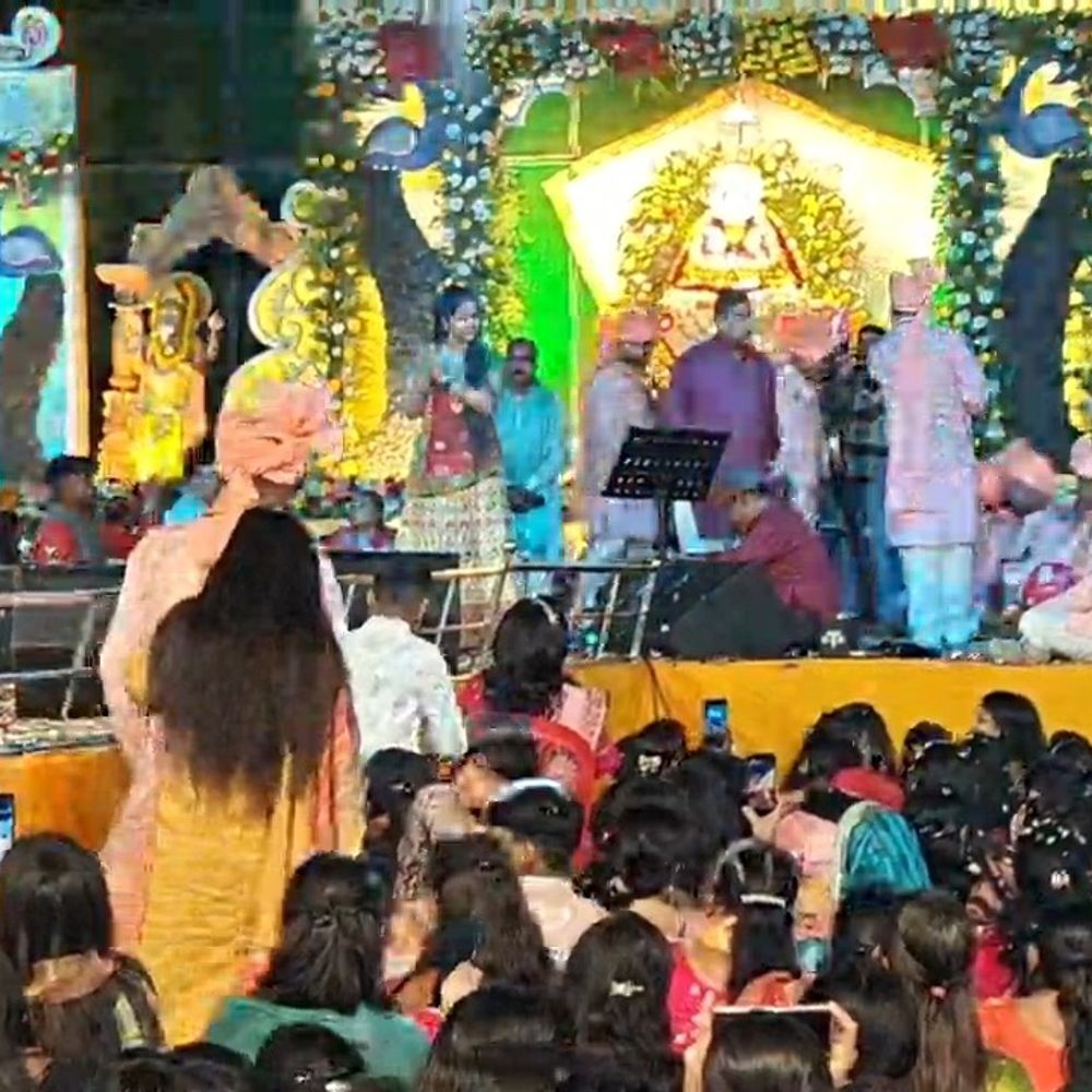 मथुरा में खाटू श्याम महोत्सव का भव्य आयोजन:सेवादार समिति ने भजन संध्या और छप्पन भोग अर्पित किए