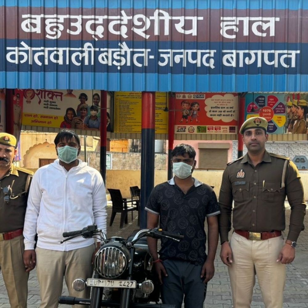 बागपत में बर्तन विक्रेता हत्याकांड में 2 गिरफ्तार:शराब पीने के बाद विवाद में ईंट से पीटकर की थी हत्या