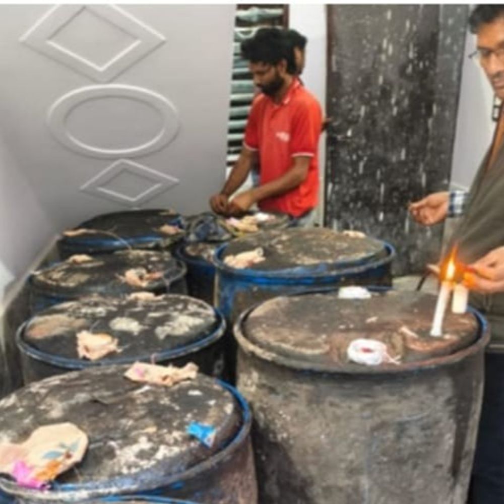 होली पर मिलावटी खाद्य सामग्री पर बड़ी कार्रवाई:62 टन सरसों तेल और सोयाबीन रिफाइंड ऑयल जब्त, बरामद सामान की कीमत 82.56 लाख रुपए