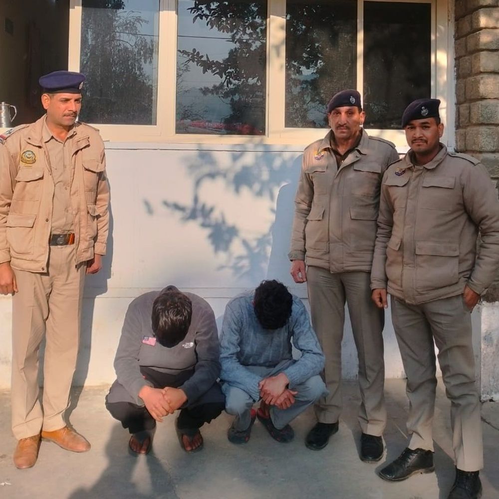 कांगड़ा पुलिस ने दो नशा तस्करों को किया गिरफ्तार:  हेरोइन बरामद, NDPS एक्ट के तहत केस दर्ज, एक मंडी जिले का रहने वाला – Dharamshala News