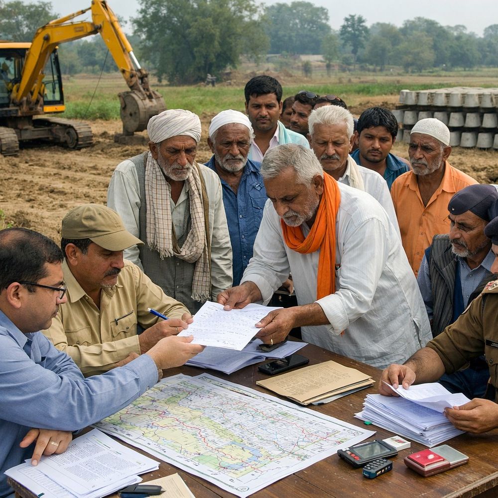 खलीलाबाद-बहराइच नई रेल लाइन का जमीन अधिग्रहण शुरू:सिद्धार्थनगर के 15 गांवों के किसानों को 12 मार्च तक दावा पेश करने का मौका