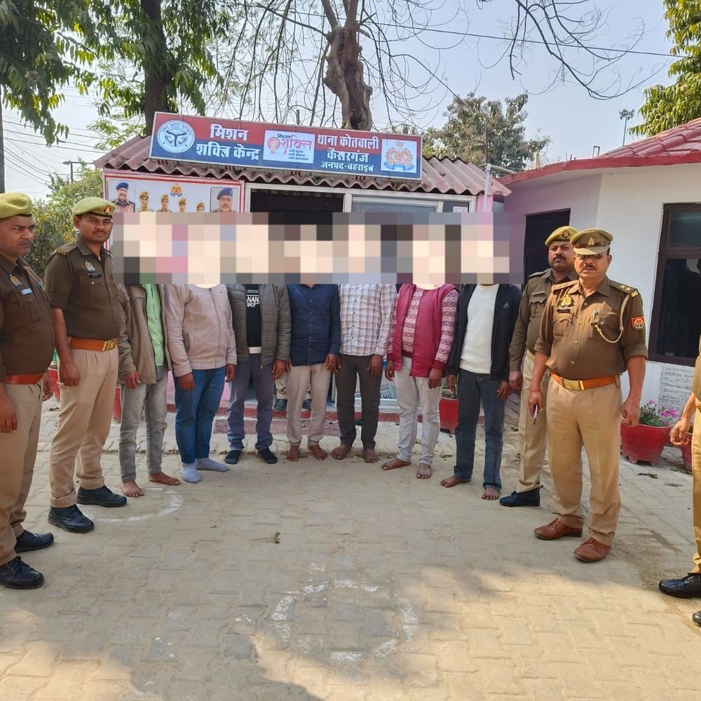 बहराइच में युवक पर हमले के 7 आरोपी गिरफ्तार:मस्जिद से लौटते समय चाकू से किया था हमला, ट्रॉमा सेंटर में चल रहा इलाज