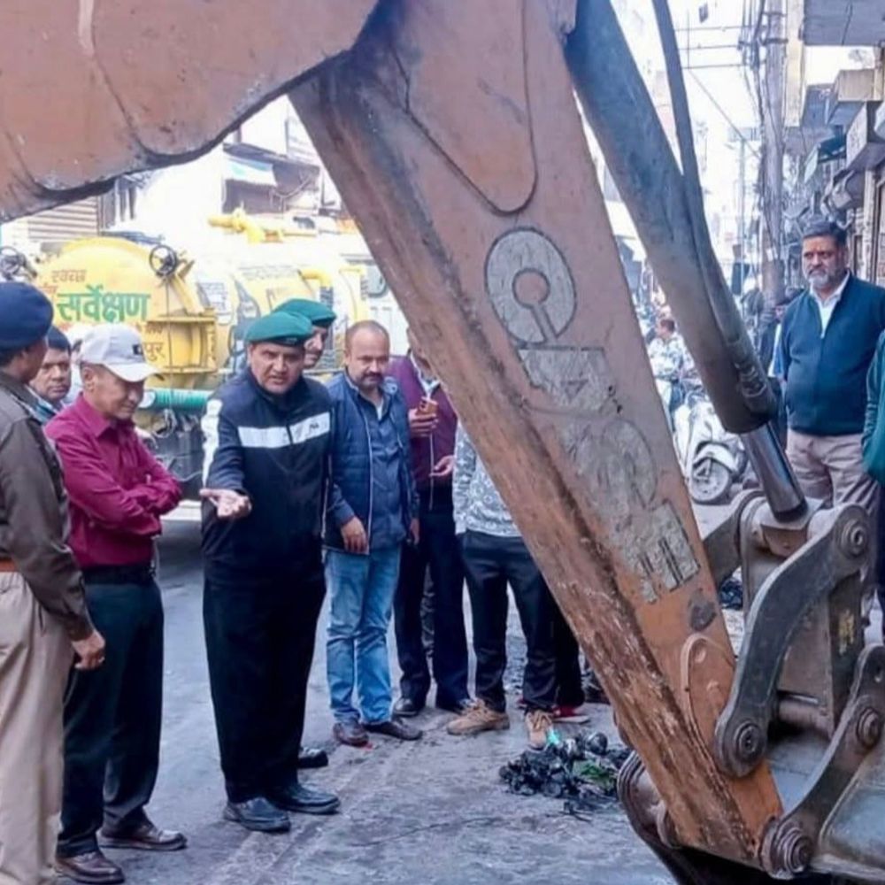 मोरगंज बाजार में 80 दुकानें ध्वस्त:सहारनपुर नगर निगम ने नाला सफाई के लिए हटाया अतिक्रमण