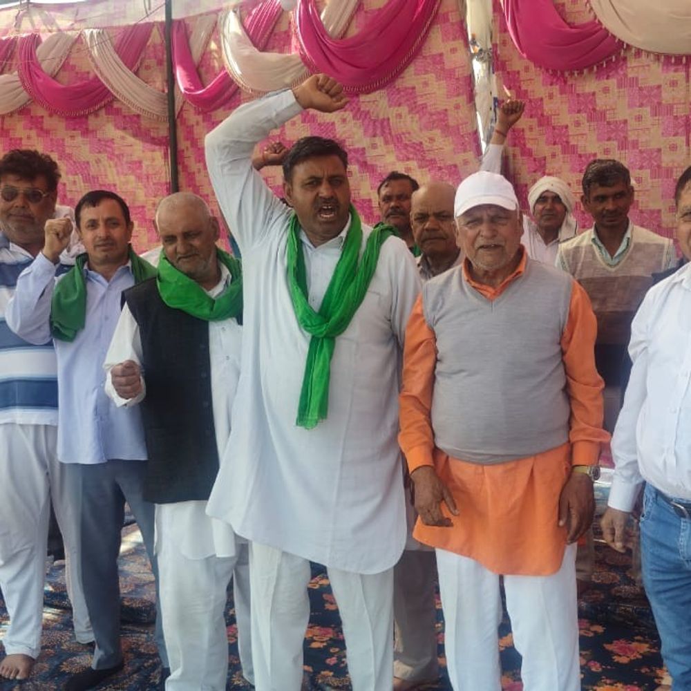 करनाल में किसानों का धरना 21वें दिन भी जारी:  रिंग रोड पर सर्विस लेन की मांग, प्रशासन पर अनदेखी का आरोप – Gharaunda News