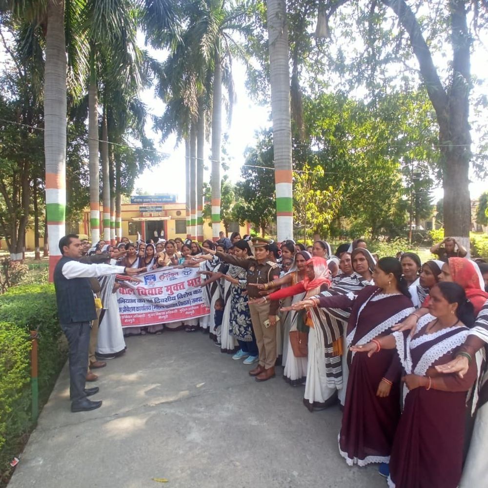 100 दिवसीय अभियान में बाल विवाह पर पुलिस का फोकस:बाल विवाह पर ‘जीरो टॉलरेंस’ की मुहिम, गांव-गांव पहुंची AHT टीम