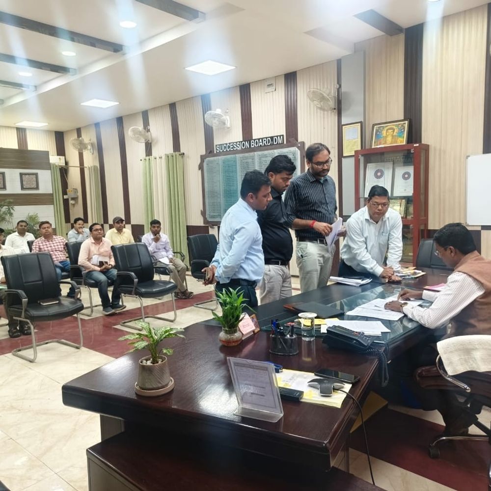 मेधा सूची पर दावा-आपत्ति के निष्पादन को लेकर बैठक