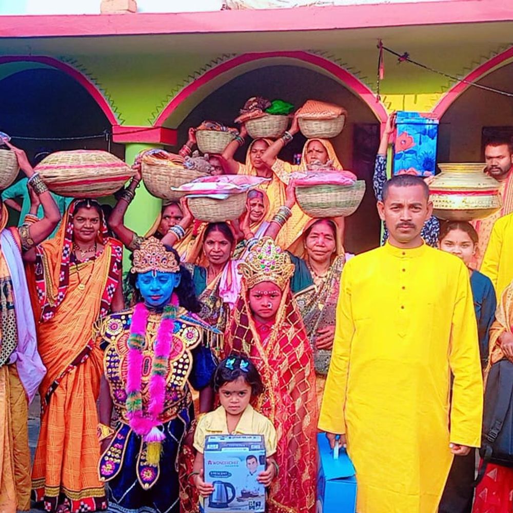 झितरी डूमर में 20 साल बाद भागवत कथा, गांव भक्तिमय