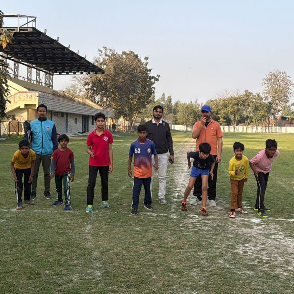 रामपुर में खेलो इंडिया एथलेटिक्स ट्रायल शुरू:शहीदी आजम स्टेडियम में हुई चयन प्रक्रिया, पहले दिन आए कम प्रतिभागी