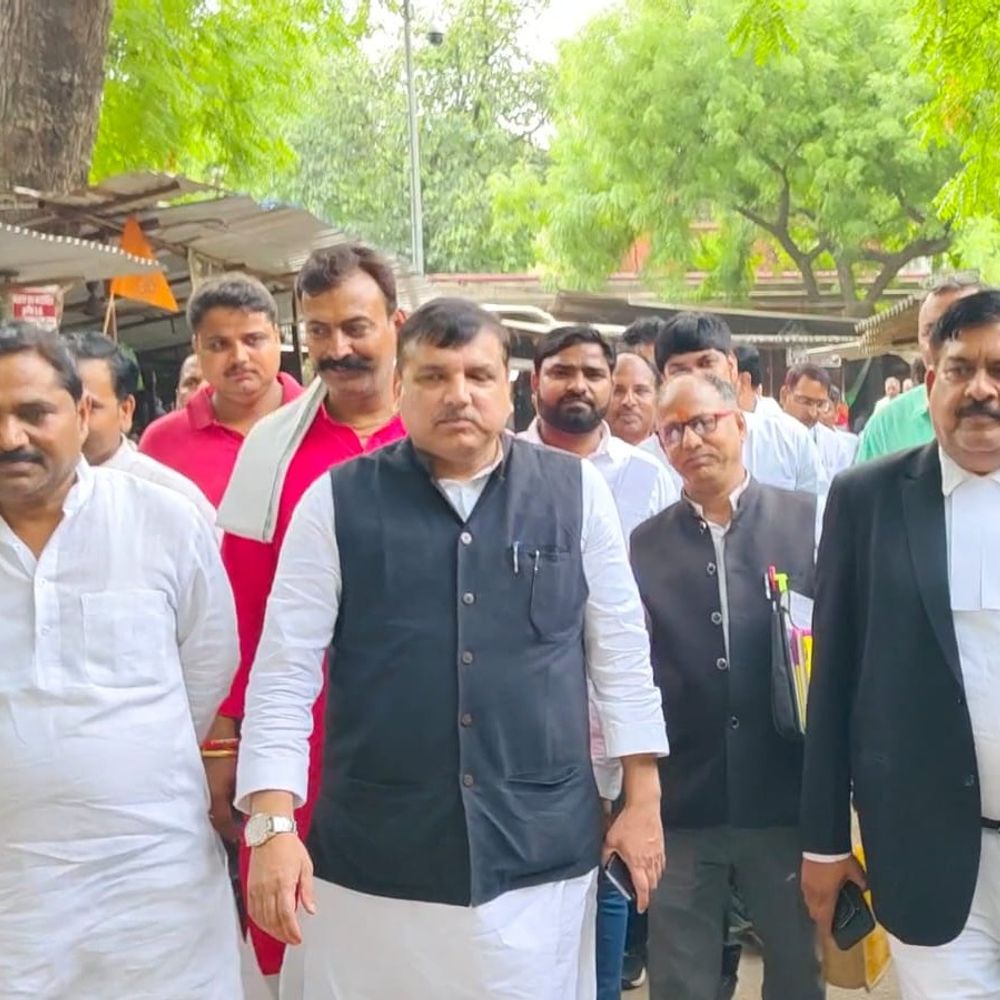 संजय सिंह का आचार संहिता उल्लंघन का मामला:सुल्तानपुर कोर्ट में गवाहों से हुई जिरह, 12 मार्च को अगली सुनवाई