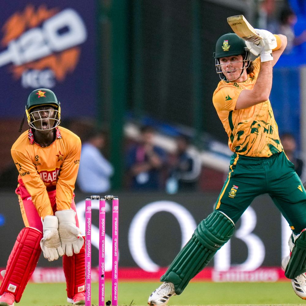 टी-20 वर्ल्डकप-साउथ अफ्रीका ने जिम्बाब्वे को 5 विकेट से हराया:ग्रुप-1 के टॉप पर फिनिश किया, न्यूजीलैंड से पहला सेमीफाइनल कोलकाता में खेलेगी