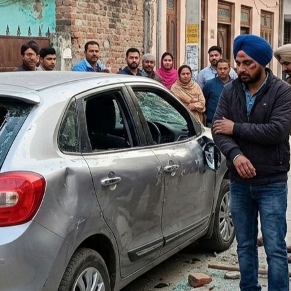 लुधियाना में मिलने के बहाने बुलाकर पति पर जानलेवा हमला:  ससुराल वालों ने ईंट-पत्थरों से तोड़ी बलेनो कार पुलिस ने किया मामला दर्ज – Ludhiana News