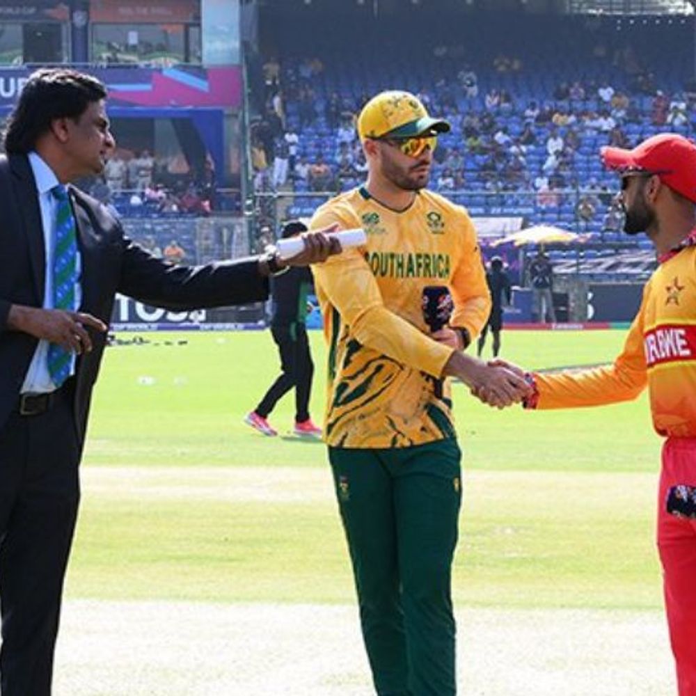 टी-20 वर्ल्डकप सुपर-8; जिम्बाब्वे ने टॉस जीतकर बैटिंग चुनी:नगारवा चोट के कारण नहीं खेल रहे, साउथ अफ्रीका ने प्लेइंग-11 में 3 बदलाव किए