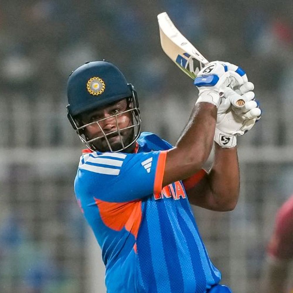 टी-20 वर्ल्डकप- भारत को 30 बॉल पर 50 रन की:सैमसन-पंड्या क्रीज पर, तिलक आउट; विंडीज ने 196 रन का टारगेट दिया