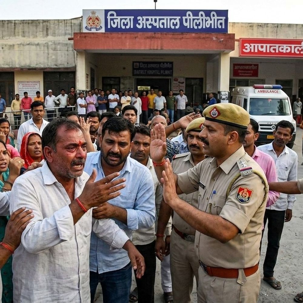 पीलीभीत जिला अस्पताल में किशोर की मौत:परिजनों ने डॉक्टरों पर लापरवाही का आरोप लगाकर किया हंगामा