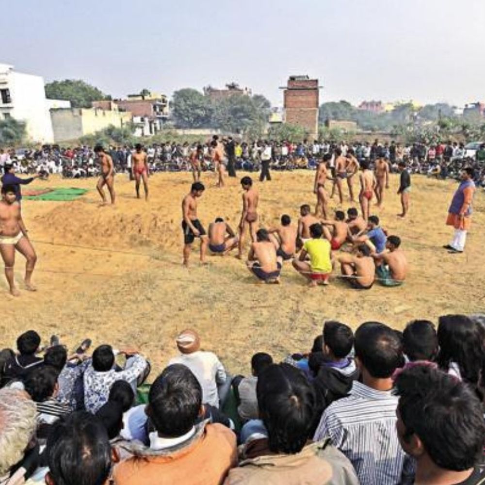 अयोध्या के बाबा लाडी ने सोनू को हराया:अखिल भारतीय कुश्ती दंगल में चंद मिनटों में दी पटखनी