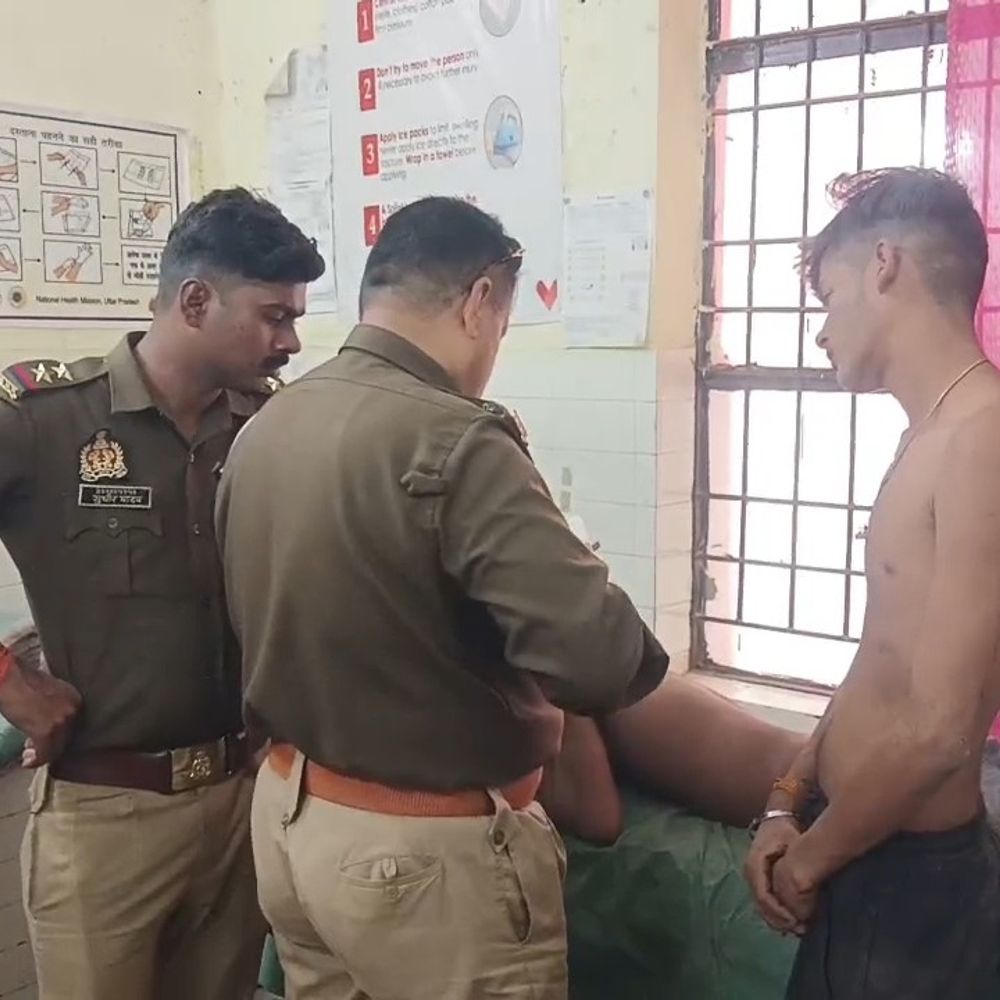 गोंडा में 1 रुपए को लेकर दुकानदार-ग्राहक में जमकर मारपीट:चार लोग घायल, पुलिस ने दोनों पक्षों पर मामला दर्ज कर जांच शुरू की