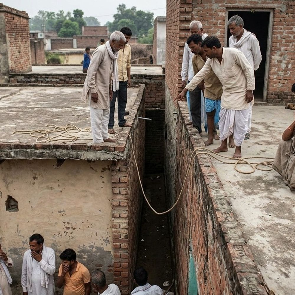 पीलीभीत में छत से गिरकर ग्रामीण की मौत:पड़ोसी की छत पर कूदते समय हुआ हादसा