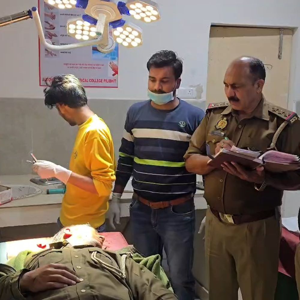 पीलीभीत में वन दरोगा और कर्मियों पर जानलेवा हमला:अवैध लकड़ी कटान रोकने पर हुआ, ग्राम प्रधान पर साजिश का आरोप