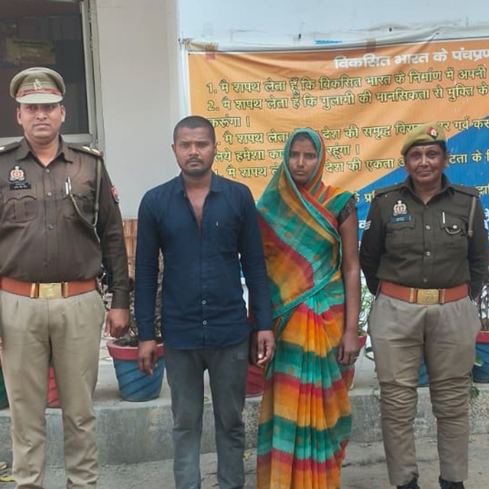 कानपुर में पत्नी-देवर ने पति पर किया हमला:आपत्तिजनक हालत में देखने पर हंसिए से गर्दन पर वार, दोनों को गिरफ्तार कर पुलिस ने भेजा जेल