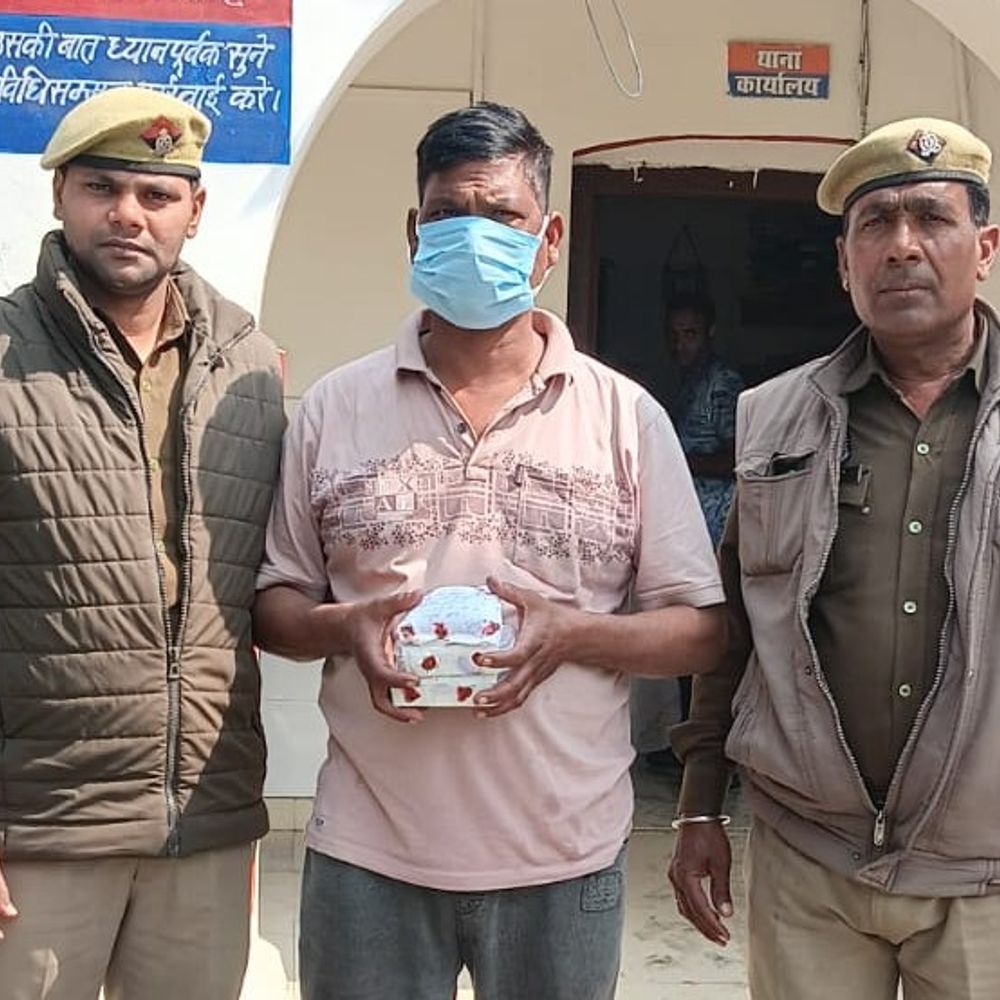 सहारनपुर में शातिर नशा तस्कर अरेस्ट:45 लाख की स्मैक बरामद, उत्तराखंड से हो रही थी सप्लाई, पुलिस ने शुरू की जांच