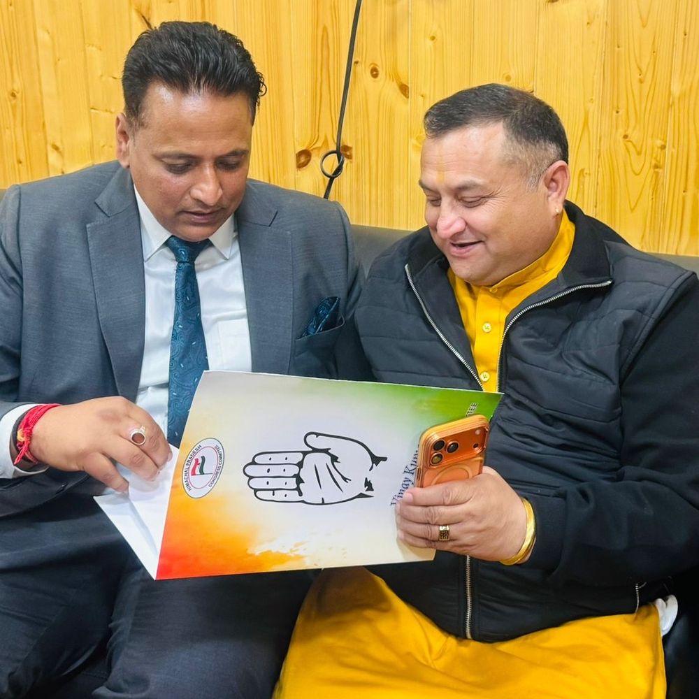 हिमाचल से राज्यसभा के लिए अनुराग शर्मा ने नामांकन भरा:इंदू की जगह लेंगे, ‌BJP ने नहीं उतारा प्रत्याशी, CM ने खड़गे-राहुल का आभार जताया