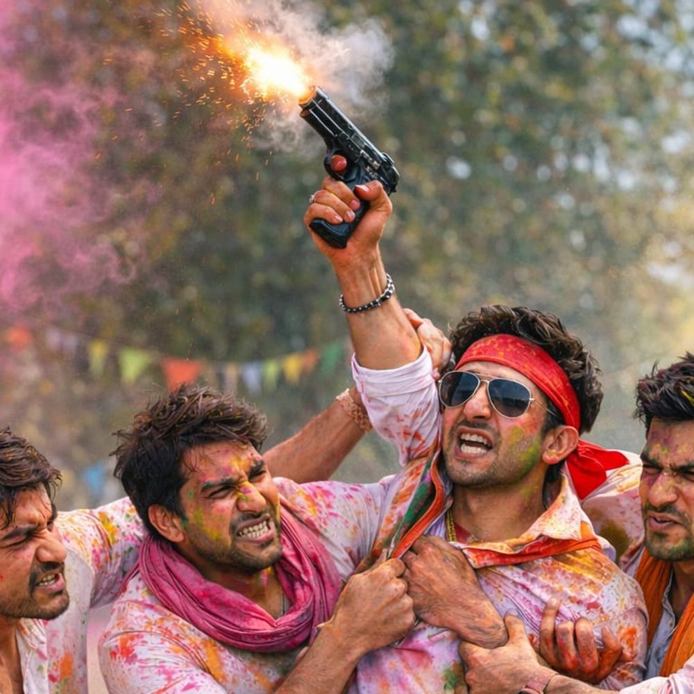 बागपत में होली पर युवक ने की हर्ष फायरिंग:पड़ोसियों का आरोप- नशे में घुत था आरोपी, पुलिस पहचान करने में जुटी